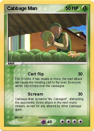 Pokemon Cabbage Man