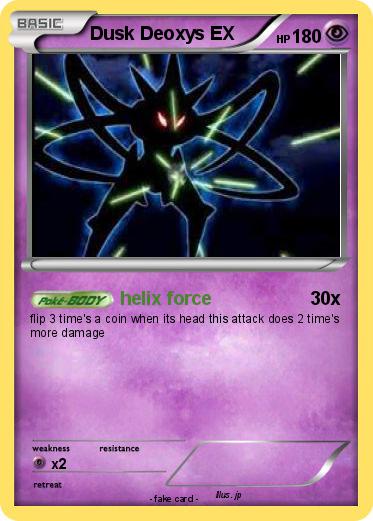 Pokemon Dusk Deoxys EX