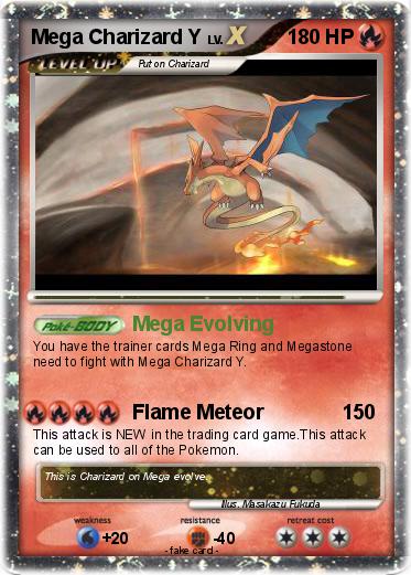 Pokemon Mega Charizard Y