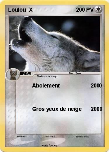Pokemon Loulou  X