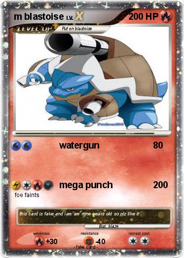 Pokemon m blastoise