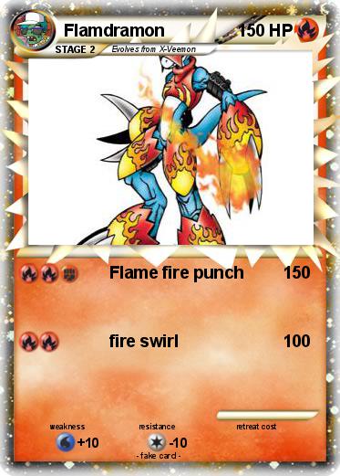 Pokemon Flamdramon