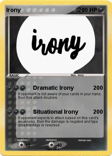 Pokemon Irony