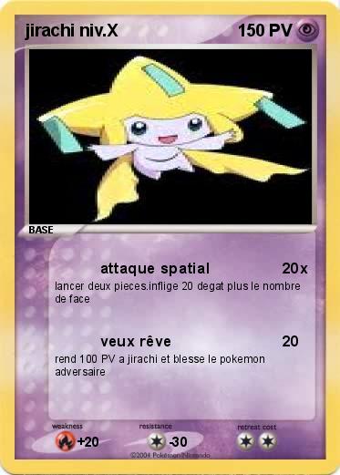 Pokemon jirachi niv.X                     