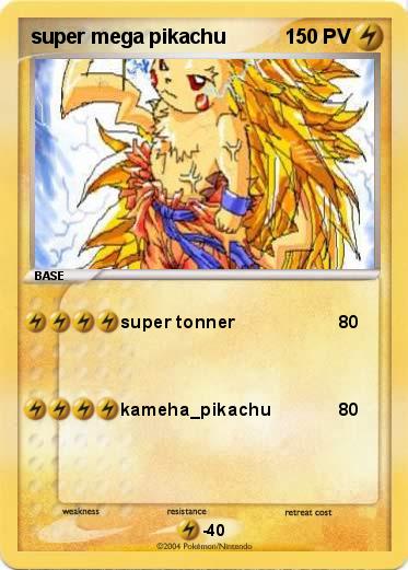 Pokemon super mega pikachu