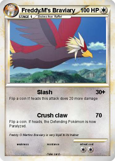 Pokemon Freddy.M's Braviary