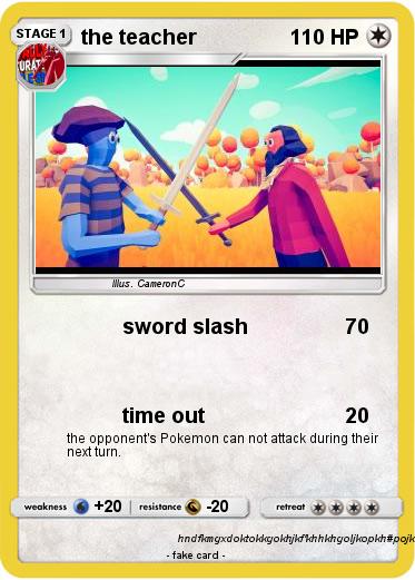 Pokemon the teacher