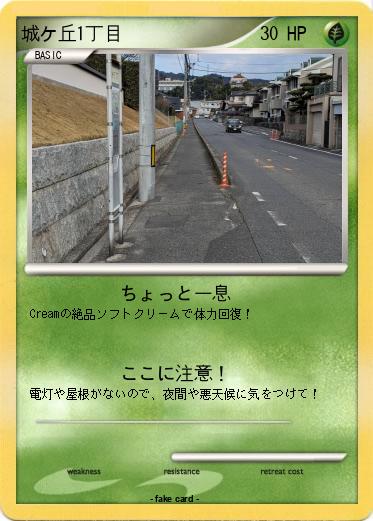 Pokemon 城ケ丘1丁目