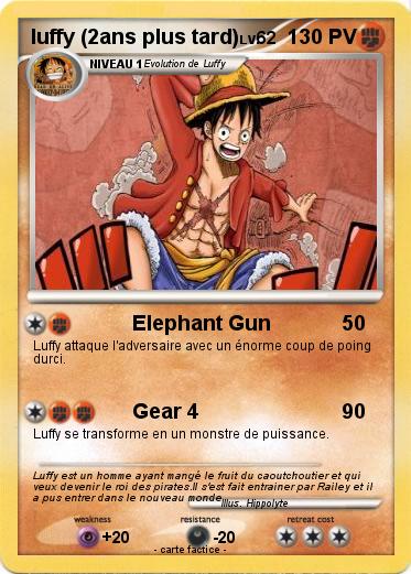 Pokemon luffy (2ans plus tard)