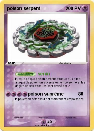 Pokemon poison serpent