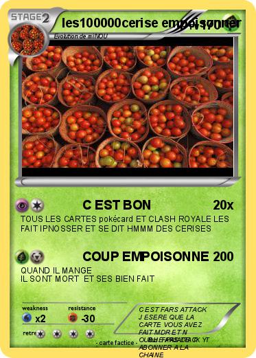 Pokemon les100000cerise empoisonner