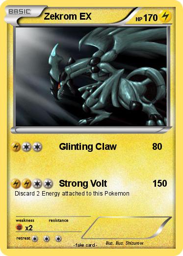 Pokemon Zekrom EX