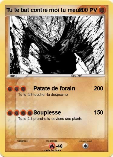 Pokemon Tu te bat contre moi tu meurt