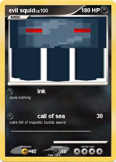 Pokemon evil squid