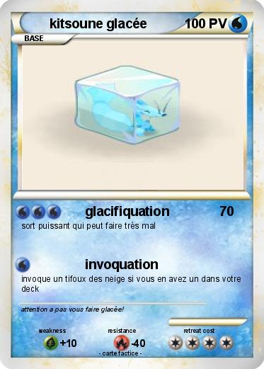 Pokemon kitsoune glacée