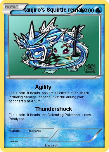 Pokemon tanjiro's Squirtle remake