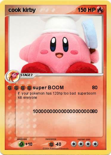 Pokemon cook kirby