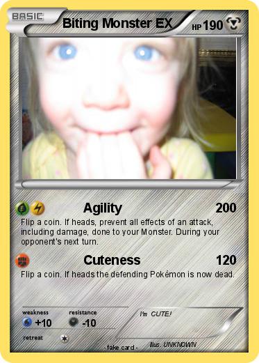 Pokemon Biting Monster EX