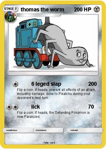 Pokemon thomas the worm