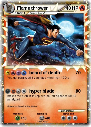 Pokemon Flame thrower