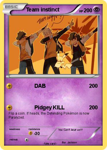 Pokemon Team instinct