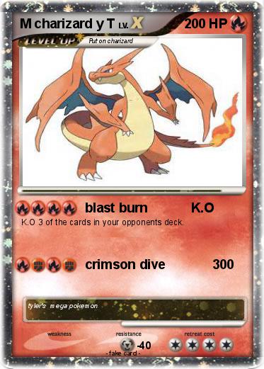 Pokemon M charizard y T