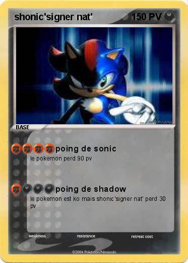 Pokemon shonic'signer nat'