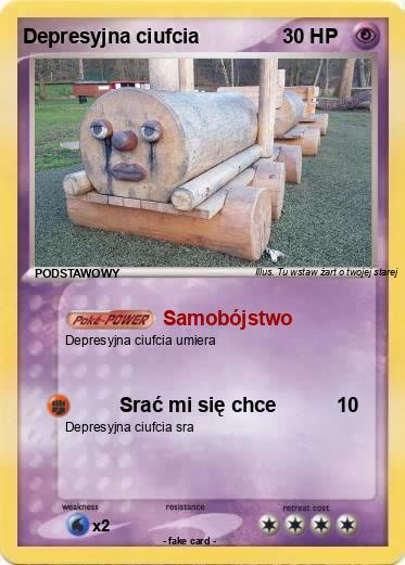 Pokemon Depresyjna ciufcia