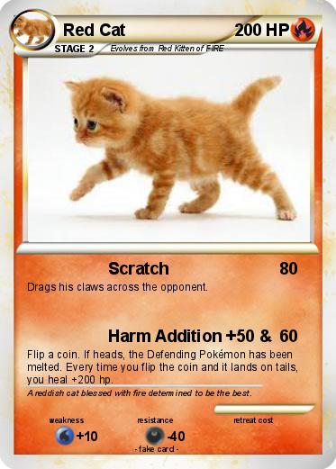Pokemon Red Cat