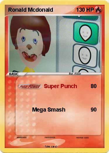 Pokemon Ronald Mcdonald