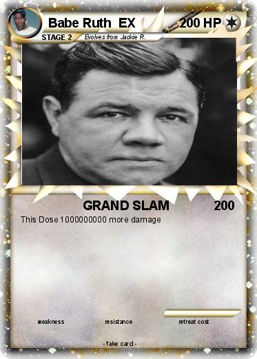 Pokemon Babe Ruth  EX