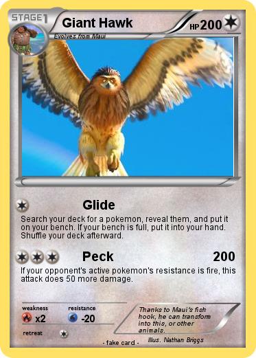 Pokemon Giant Hawk