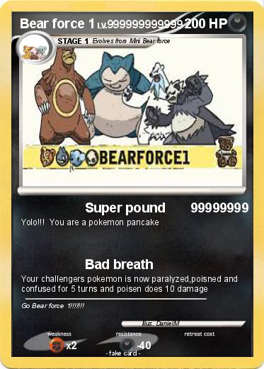 Pokemon Bear force 1