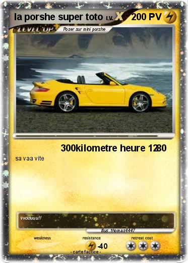 Pokemon la porshe super toto