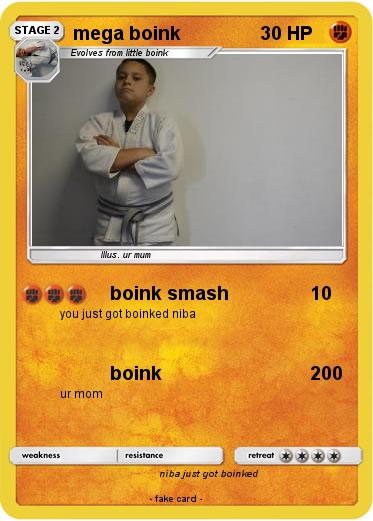 Pokemon mega boink