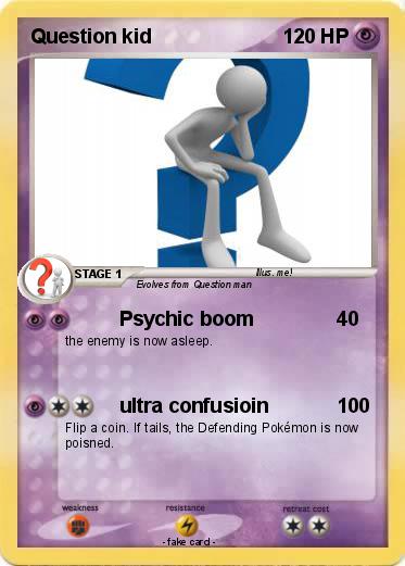 Pokemon Question kid
