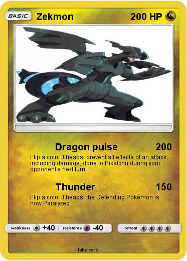 Pokemon Zekmon