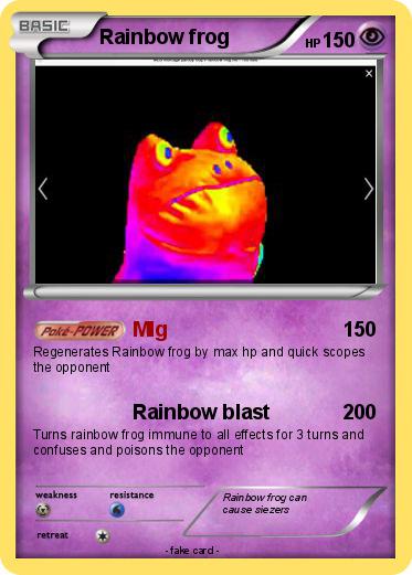Pokemon Rainbow frog
