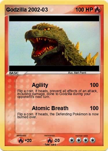 Pokemon Godzilla 2002-03