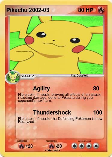 Pokemon Pikachu 2002-03