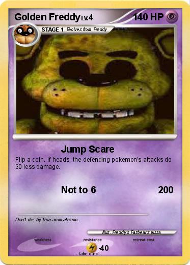 Pokemon Golden Freddy