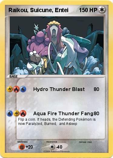 Pokemon Raikou, Suicune, Entei