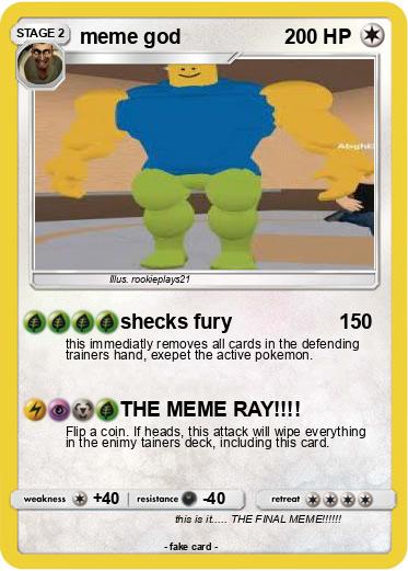 Pokemon meme god