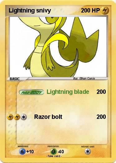 Pokemon Lightning snivy