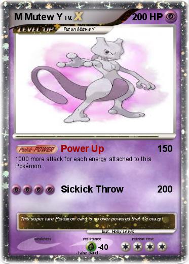 Pokemon M Mutew Y