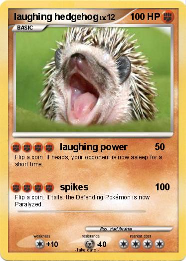 Pokemon laughing hedgehog