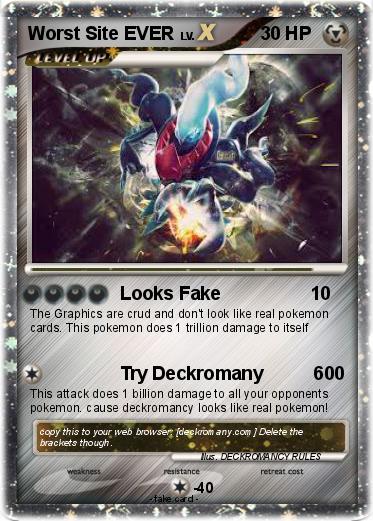 Pokemon Worst Site EVER