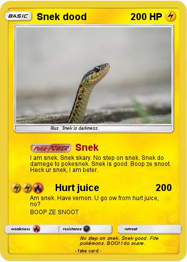 Pokemon Snek dood