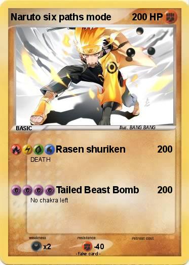 Pokemon Naruto six paths mode