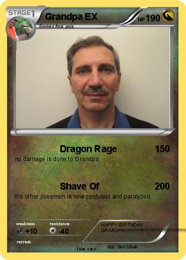 Pokemon Grandpa EX